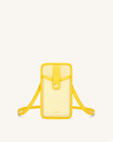 Aylin Canvas Phone Bag - Yellow