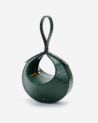 Rantan Bag - Dark Green Croc