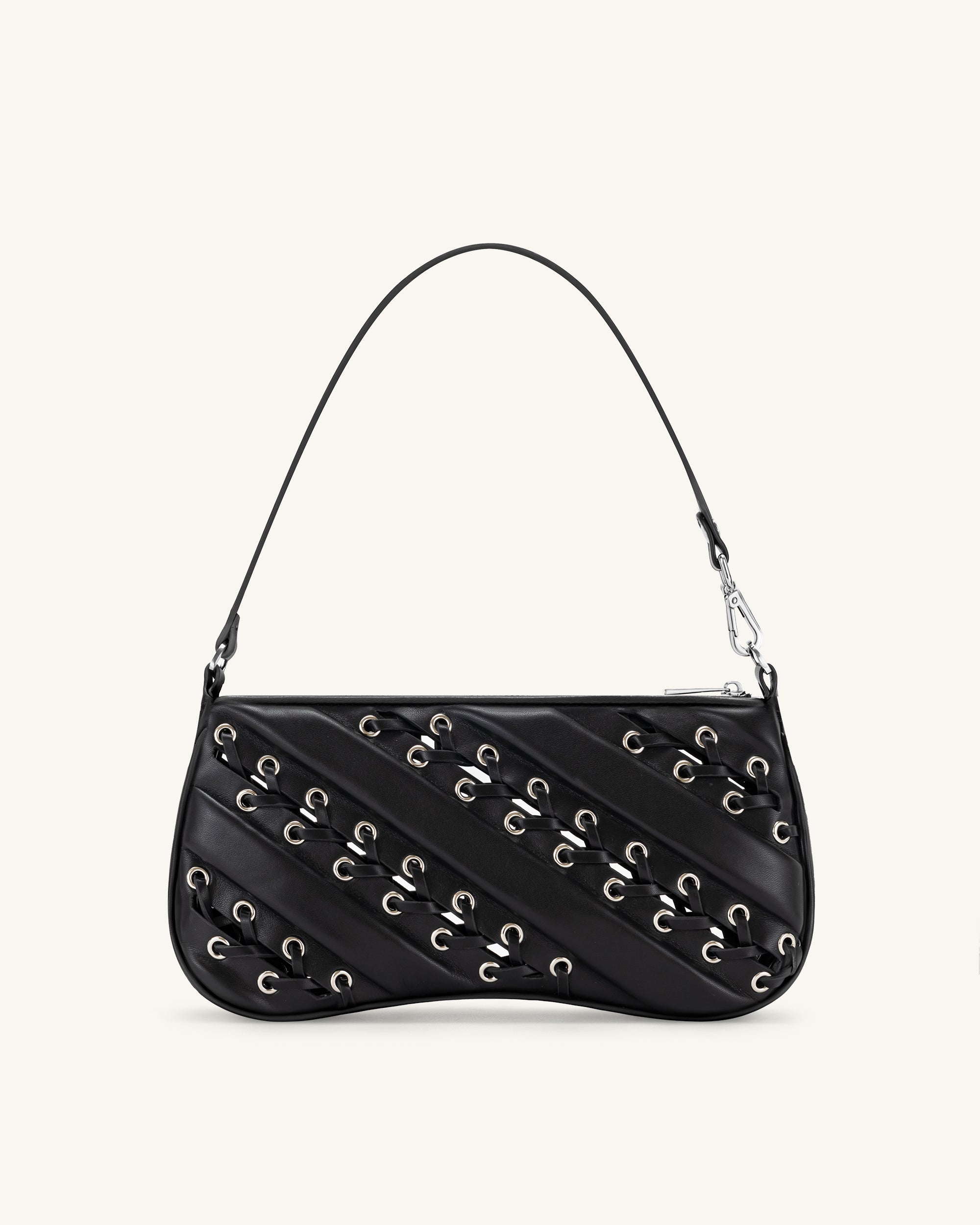Eva Straps Shoulder Bag - Black