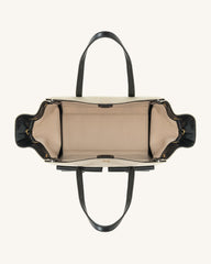 Linda Tote Bag - Black Canvas