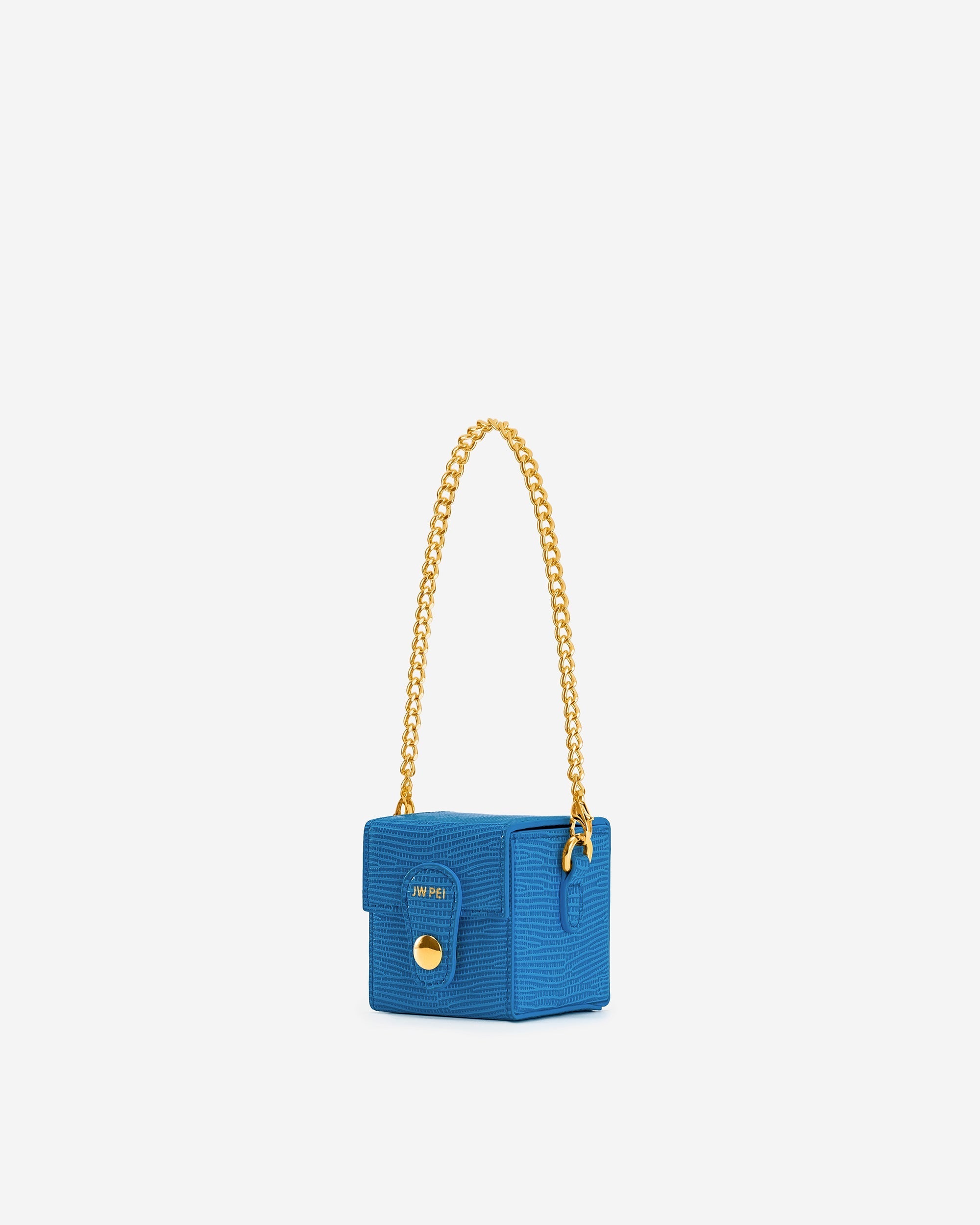 Square Mini Box - Classic Blue Lizard