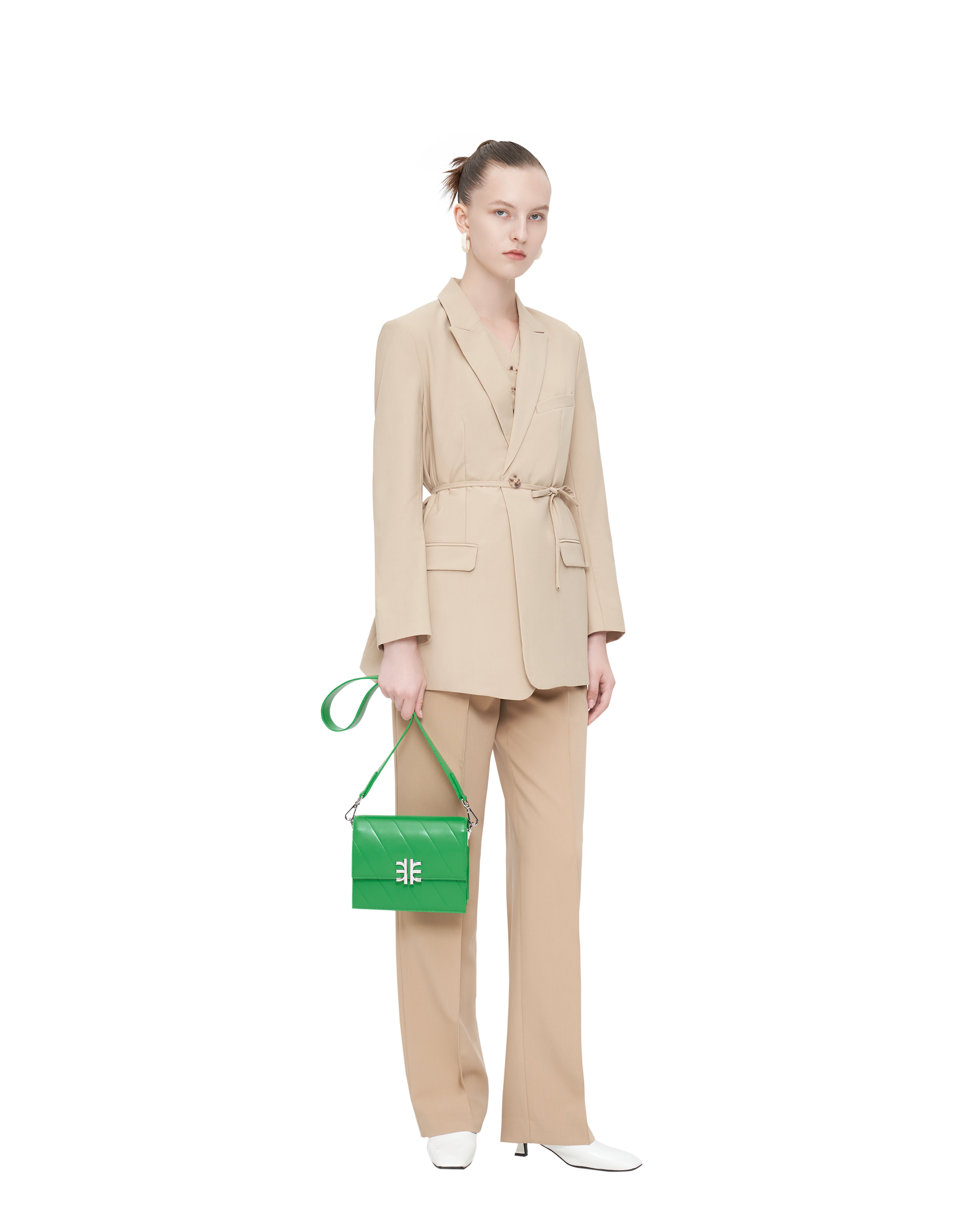 Mira Mini Flap Bag - Grass Green